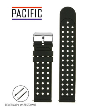 PASEK U12 - 1 - CZARNY - 22MM