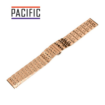 BRANSOLETA - SOLID ZAP. MOT. - MB 55 - 33 - RÓŻOWY ZŁOTY - 20mm