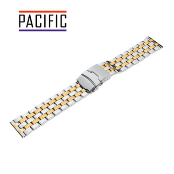 BRANSOLETA - STALOWA HQ - MB 102 - 31/30 - SREBRNY / ZŁOTY - 16mm