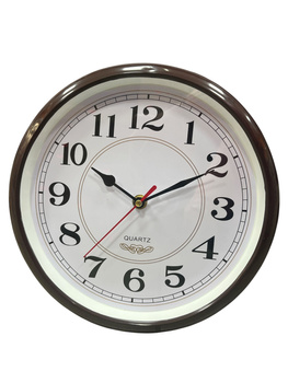 ZEGAR KWARCOWY OKRĄGŁY 2012 CZARNY