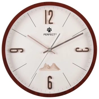 ZEGAR ŚCIENNY PW355-02 WIŚNIOWY 