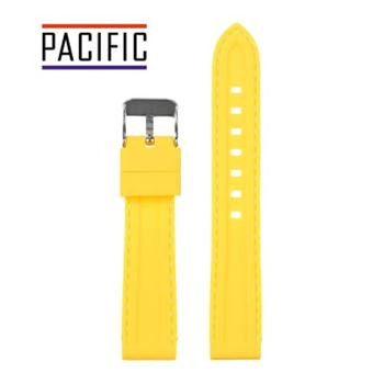 PASEK U20 - 10.22 - ŻÓŁTY / BIAŁA NIĆ - 24mm