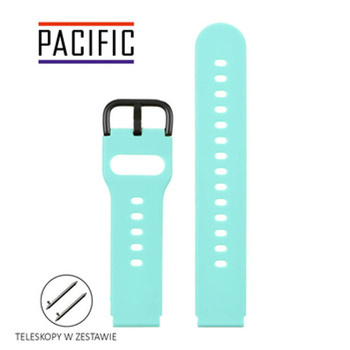 PASEK U01 - 20/B - MIĘTOWY / CZARNY - 20MM