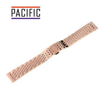 BRANSOLETA - SOLID ZAP. MOT. - MB 54 - 33 - RÓŻOWY ZŁOTY - 20mm