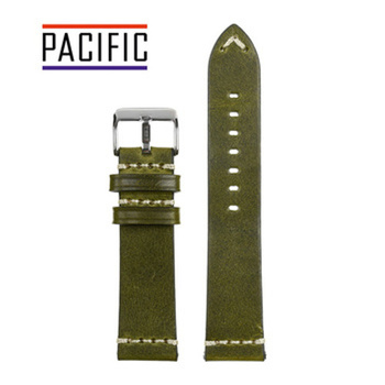 PACIFIC W32 - 27.22 - CIEMNY ZIELONY / BIAŁA NIĆ - 22MM