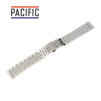 BRANSOLETA - SOLID ZAP. MOT. - MB 54 - 31 - SREBRNY - 22mm