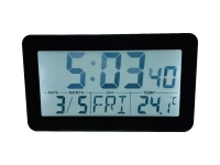 Budzik LCD Perfect JB-8203 CZARNY