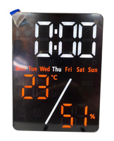 BUDZIK ELEKTRONICZNY 5508 BIAŁO / POMARAŃCZOWY