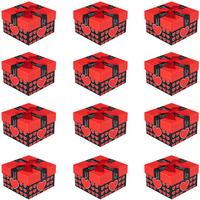 PUDEŁKO WSTĄŻKA CZERWONA