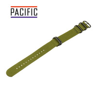 PASEK PARCIANY N01 - 27/B - CIEMNO ZIELONY / CZARNY - 18MM