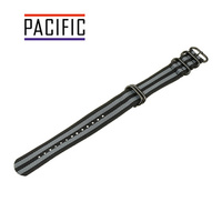 PASEK PARCIANY N01 - N95/B - WIELOKOLOROWY / CZARNY - 22MM