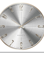 ZEGAR ŚCIENNY Chermond 1768.064 SREBRNY