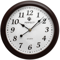 ZEGAR ŚCIENNY LA17 BRĄZOWY