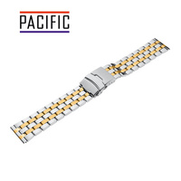 BRANSOLETA - STALOWA HQ - MB 102 - 31/30 - SREBRNY / ZŁOTY - 22mm