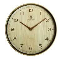 ZEGAR ŚCIENNY FX5847 JASNY BRĄZ