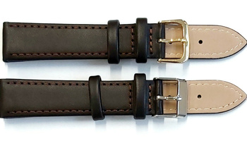 PASEK JORDAN KERR 12MM CIEMNY BRĄZOWY