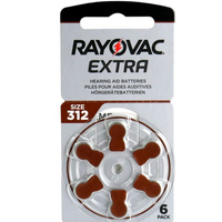 BATERIA SŁUCHOWA RAYOVAC 312