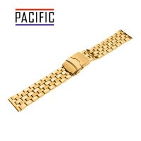 BRANSOLETA - STALOWA HQ - MB 102 - 30 - ZŁOTY - 16mm