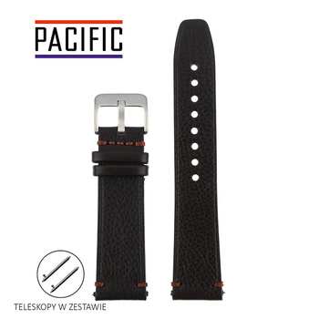 PACIFIC W08 - 2 - CIEMNY BRĄZ - 22MM