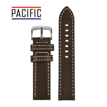 PACIFIC W22 - 2.22 - CIEMNY BRĄZ / BIAŁA NIĆ - 24MM