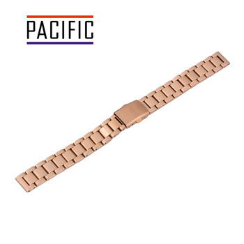 BRANSOLETA - SOLID - MB 05 - 33 - RÓŻOWY ZŁOTY - 12mm